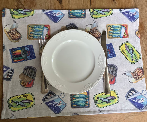 Placemats (2) Sardines