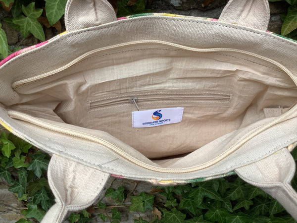 Fleurig (hand)tasje