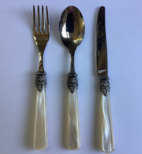 Diner bestekcassette  parelmoer