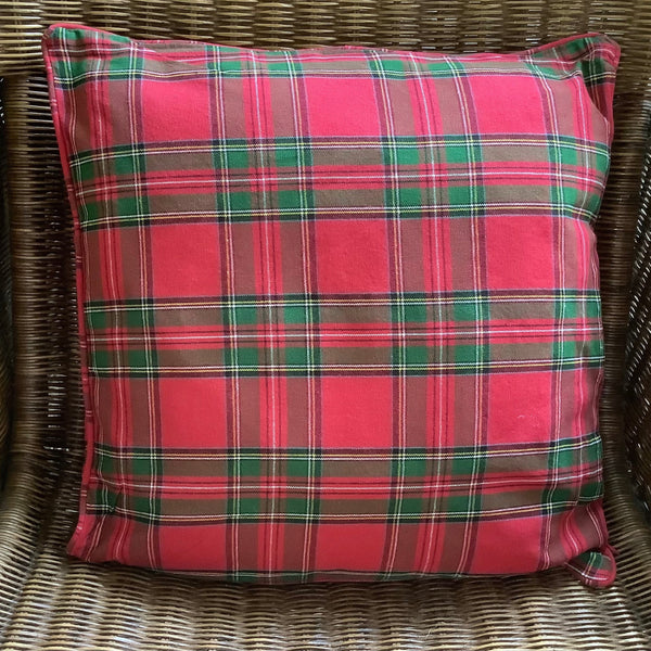 Kussen Red Tartan
