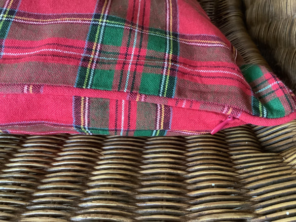 Kussen Red Tartan