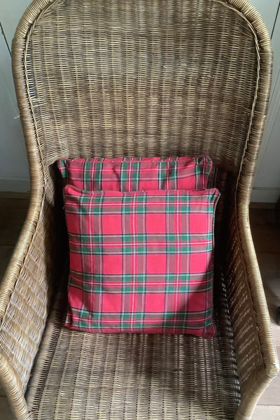 Kussen Red Tartan