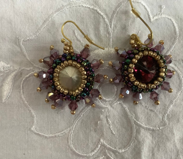 Oorbellen  Burgundy