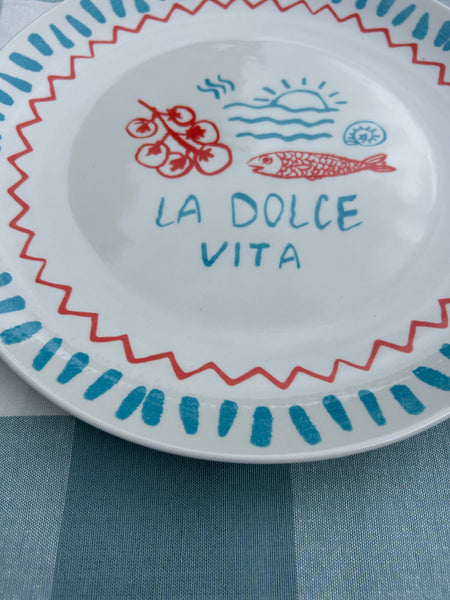 Schaal/bord La Dolce Vita