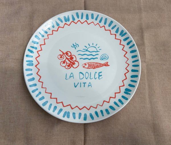Schaal/bord La Dolce Vita