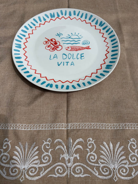Schaal/bord La Dolce Vita