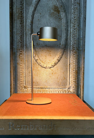 Design Tafellampje mat goud/champagne