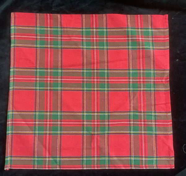 Servetten Tartan Rood(4)