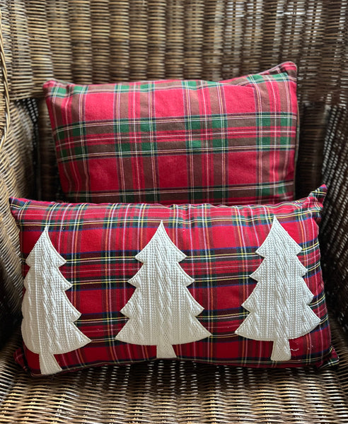 Kerstkussen Tartan