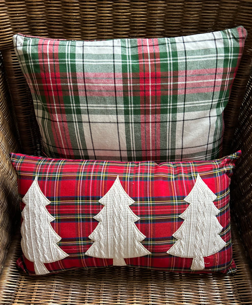 Kerstkussen Tartan