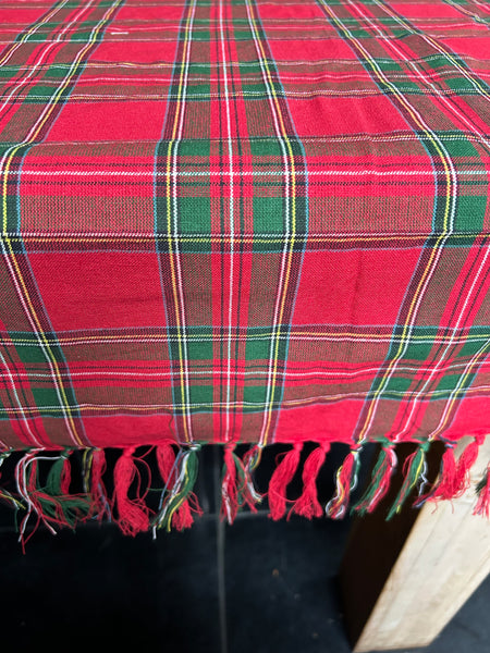 Tafelkleed Tartan red