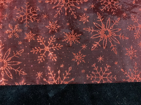 Decoratie voile Ster Rood