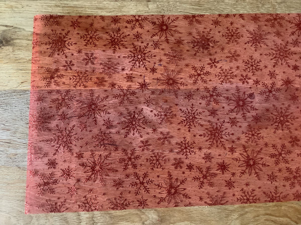 Decoratie voile Ster Rood