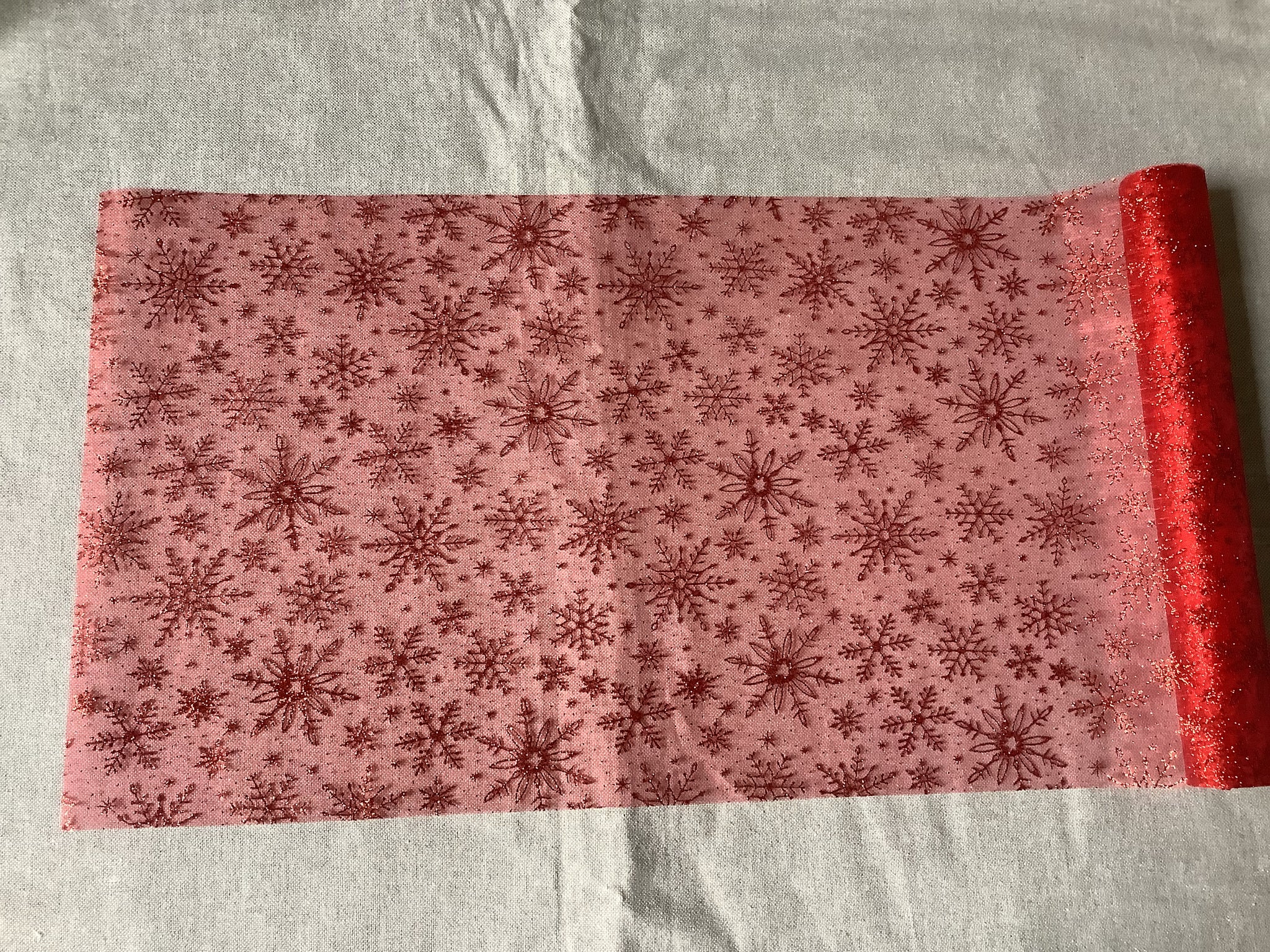 Decoratie voile Ster Rood