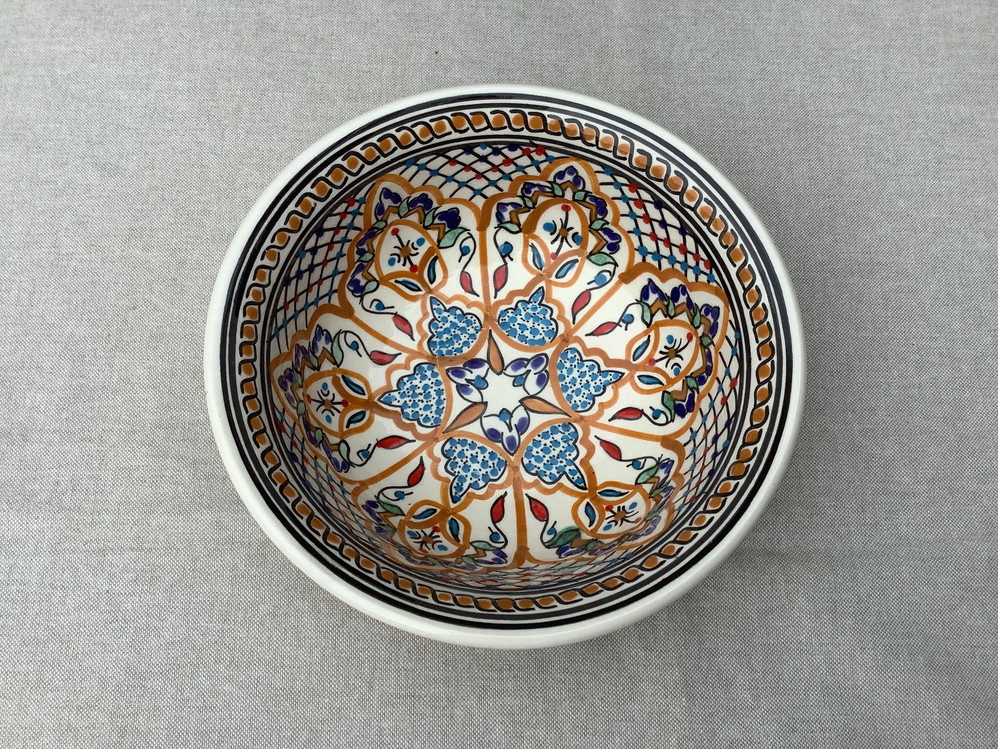 Schaal 20cm oker