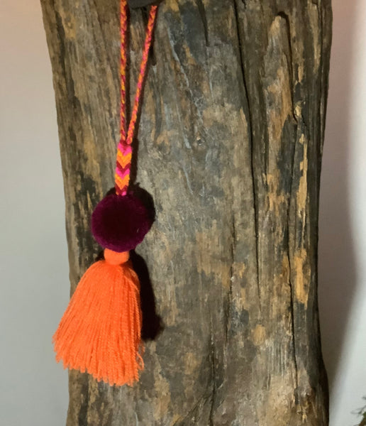 Pompon oranje