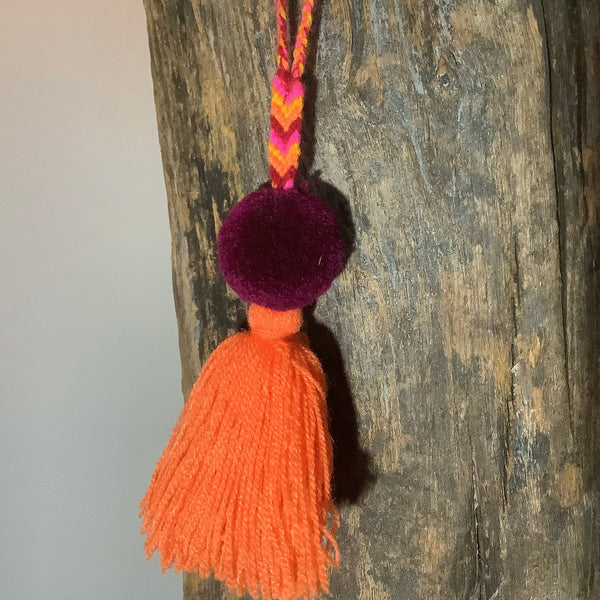 Pompon oranje