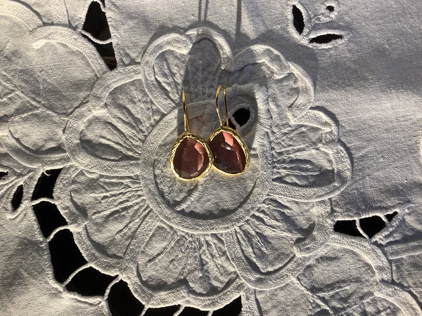 Oorbellen Burgundy (s)