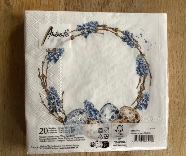 Servetten lunch Pasen