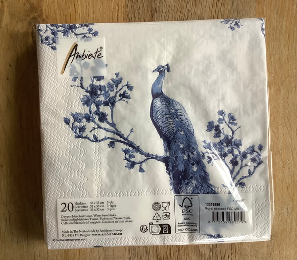 Servetten lunch Pauw