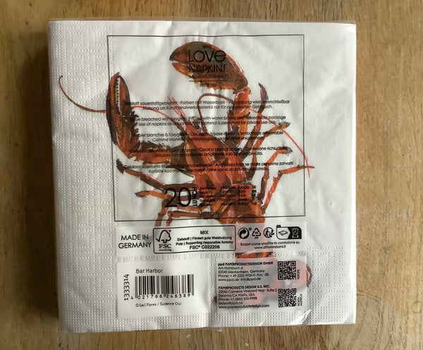 Servetten lunch Kreeft