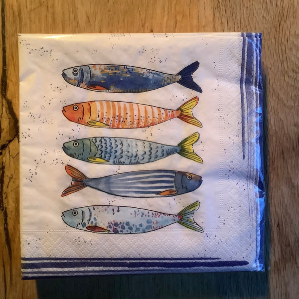 Servetten  lunch Fish