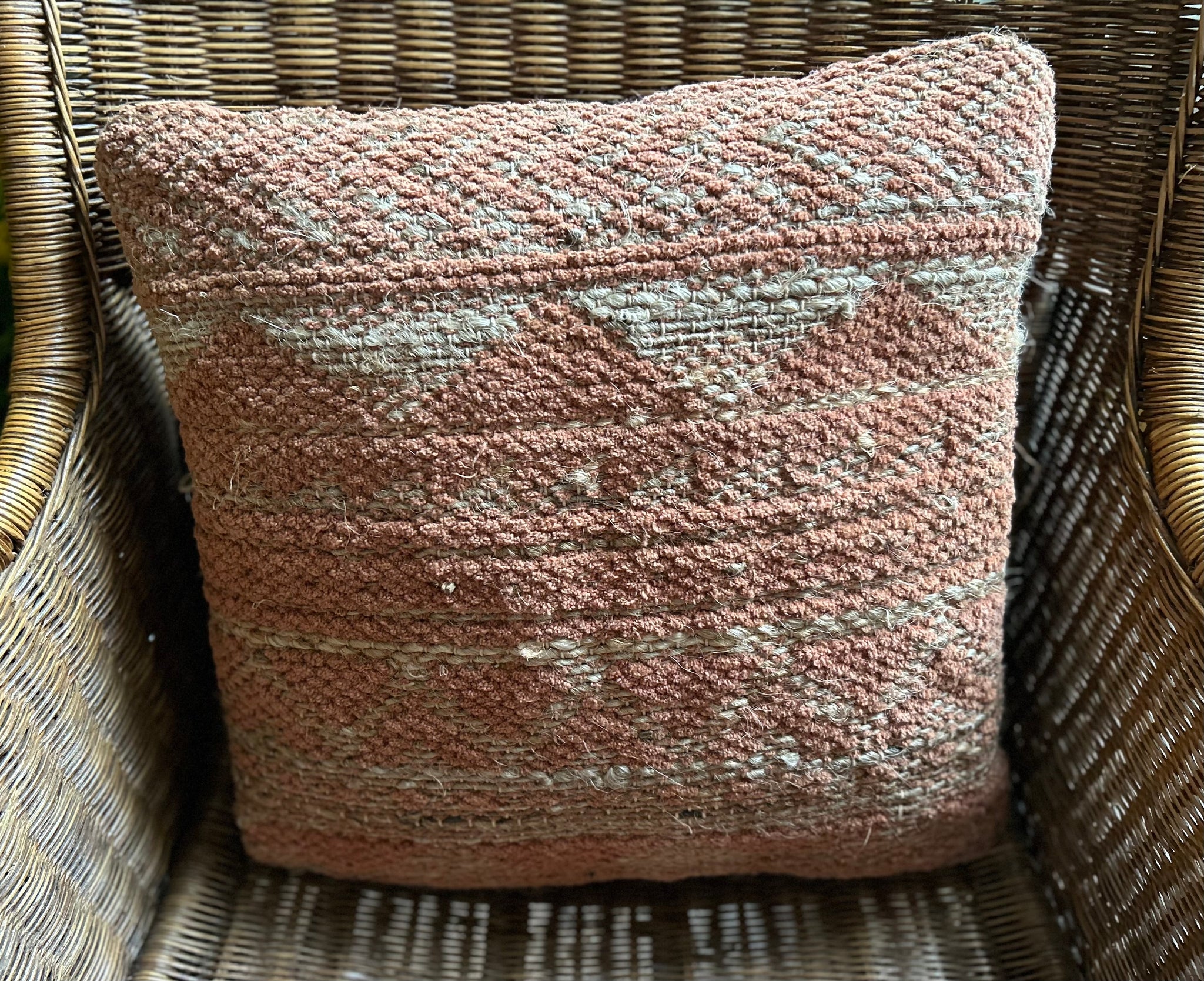 Kussen Jute/Chenille