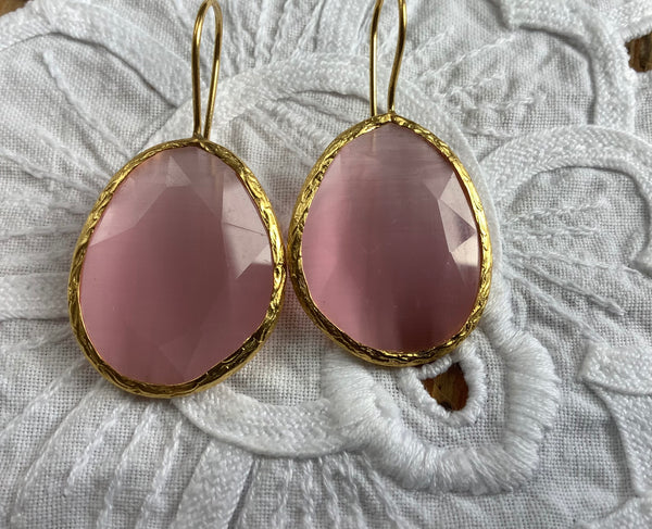 Oorbellen pink(m)