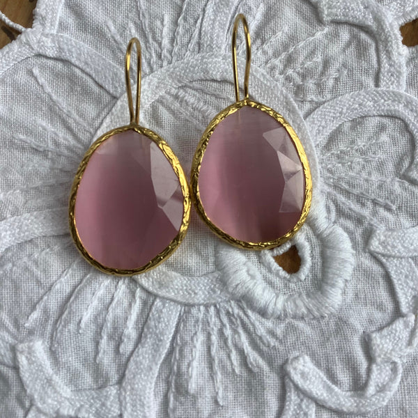 Oorbellen pink(m)