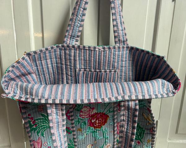 Shopper kantha bloem