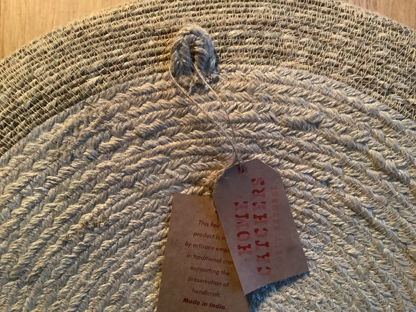 Jute tray kerst