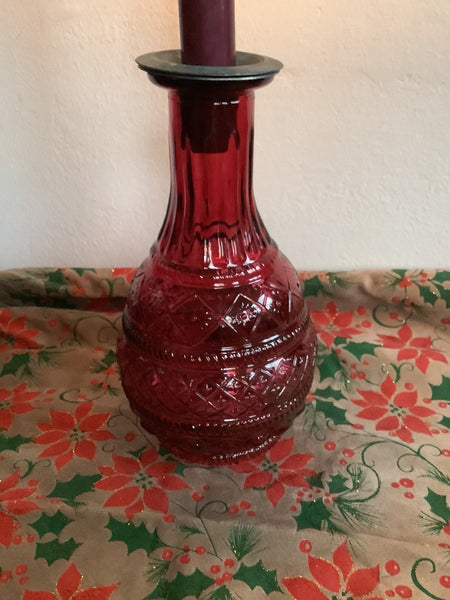 Kandelaartje/flesje Rood