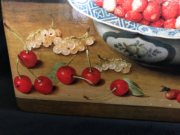 Meesterlijk schilderijtje Aardbeien