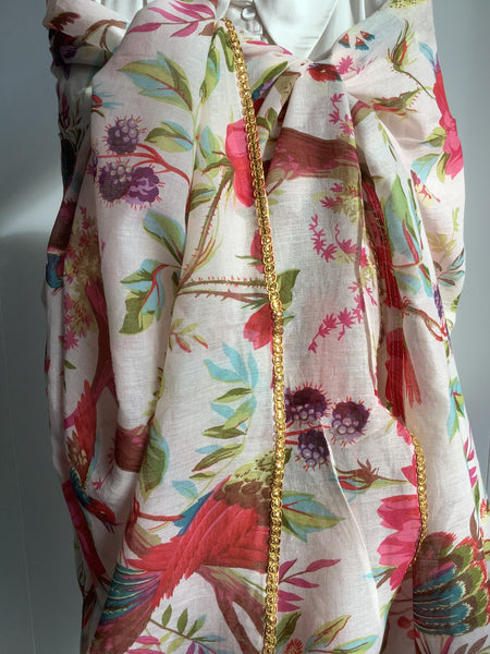 Pareo|Shawl  Ecru