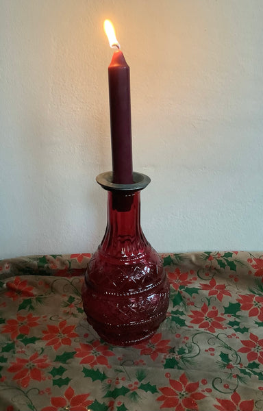 Kandelaartje/flesje Rood