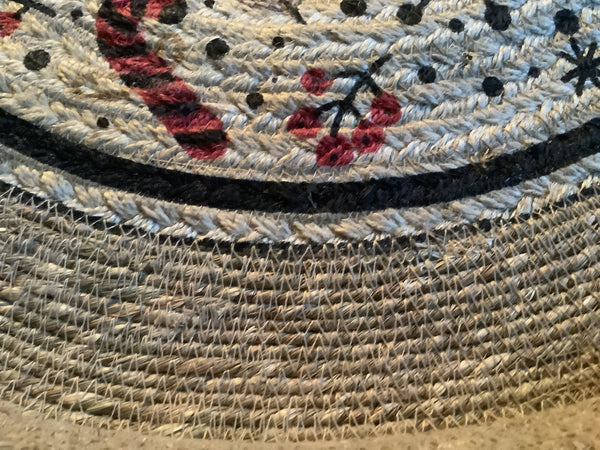 Jute tray kerst